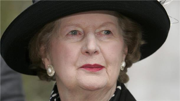 „Die Thatcher-Jahre“: Porträt der „Eisernen Lady“ Margaret Thatcher 2005 in London.