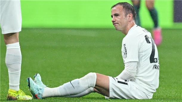 Mario Götze fehlt Eintracht Frankfurt auch im Spiel bei Bayer Leverkusen.