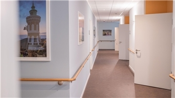 „Maritim und freundlich - es passt zu Bremerhaven“, sagt Sigrun Deneke vom Trägerverein Mission Lebenshaus über das Hospiz.