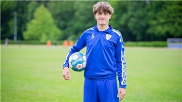 Marten Buck tritt mit der Bremer Landesauswahl beim DFB-Sichtungsturnier in Duisburg-Wedau an.