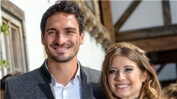 Mats Hummels mit seiner damaligen Frau Cathy 2017 in München.
