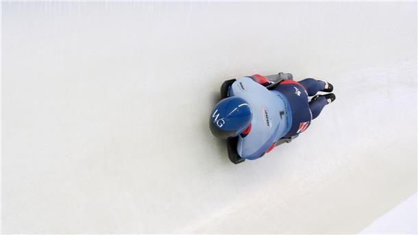 Jungk holt WM-Bronze im Skeleton: „Fühlt sich an wie Gold“ Matt Weston aus Großbritannien fuhr im dritten von vier WM-Läufen Bahnrekord.