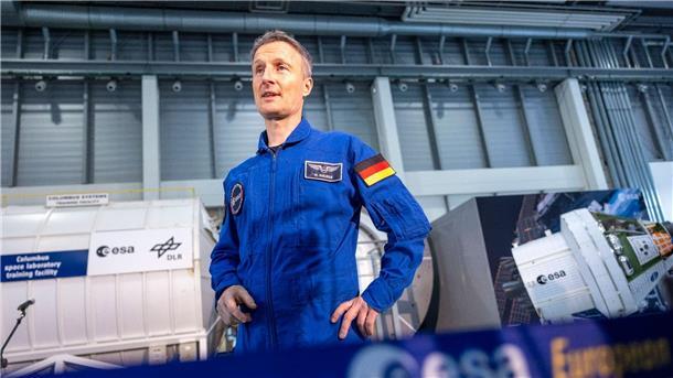Matthias Maurer im Astronautenzentrum der Europäischen Weltraumorganisation ESA.