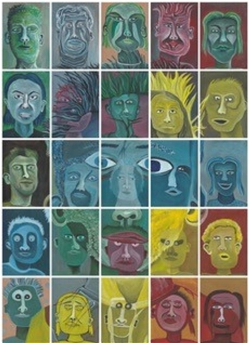 Bild aus vielen Portraits