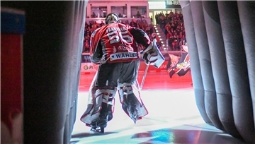 Maximilian Franzreb, Torhüter der Fischtown Pinguins, spielt bisher eine überragende Saison.