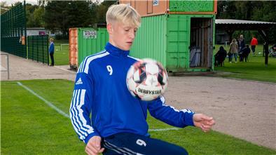 Maximilian Wendt aus der U15-Jugend des JFV Bremerhaven hat beim Lehrgang der Nationalmannschaft gute Erfahrungen gemacht.
