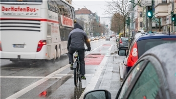 Neuer Radfahrstreifen