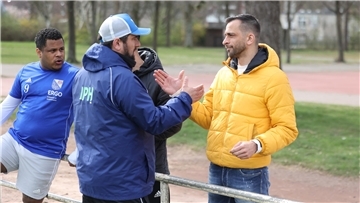 Mentor Grapci, Trainer und Vorsitzender vom FC Eintracht Cuxhaven, und Daniel Gonzalez, Trainer beim Grodener SV, haben in den vergangenen Wochen viele Gespräche geführt, um die beiden Fußball-Abteilungen in den FC Cuxhaven zu verschmelzen.