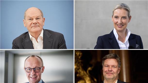 Aus zwei mach vier: Merz will TV-Duell mit Scholz erweitern Merz will die Runde im Fernsehen verdoppeln. (Archivbild)