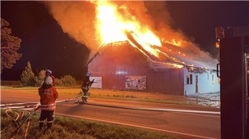 Scheunenbrand Hofkoh Sommer 2022