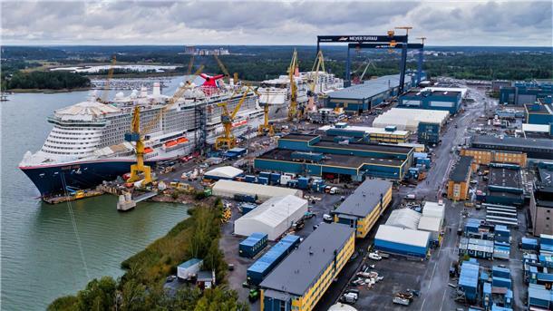 Meyer Turku hat 2022 den Umsatz um rund 200 Millionen Euro gesteigert. 