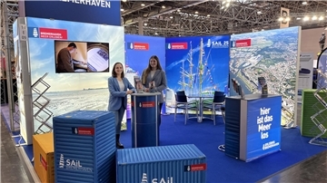 Der Stand der Erlebnis Bremerhaven auf der "boot".