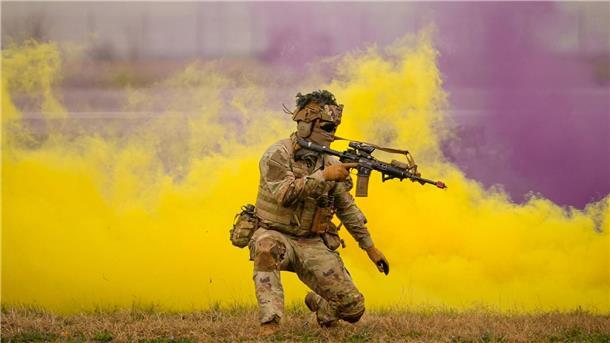 Militärübung in Rumänien.