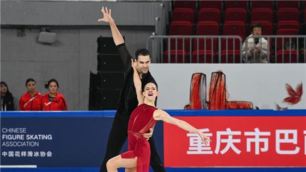 Eislauf-Paar Hase/Wolodin steht im Grand-Prix-Finale Minerva Hase (v) und Nikita Wolodin mussten sich in China knapp geschlagen geben.