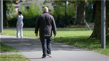 Mirco S. (Name geändert) im Stadtpark Lehe