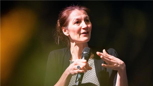 Miriam Staudte (Bündnis 90/Die Grünen), Landwirtschaftsministerin Niedersachsen, spricht.