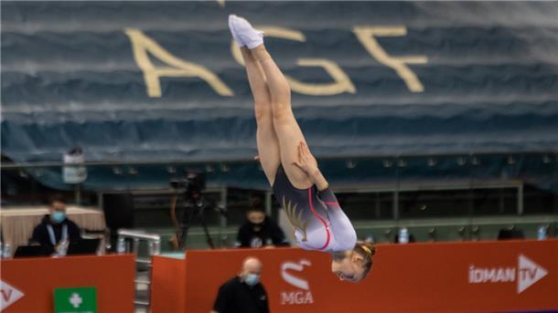 Mirja Carina Radfelder-Henning bei der Jugend-WM in Baku