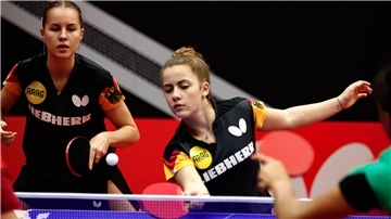 Mia Griesel in Aktion.