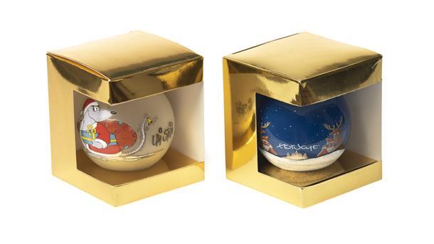 Mit dem Verkauf der Christbaumkugeln wird das Hospiz in Bremervörde unterstützt. 