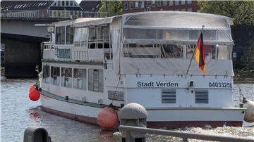 Mit der "Stadt Verden" schipperte die Reisegruppe des Sozialverbands Wilstedt von Verden nach Bremen.