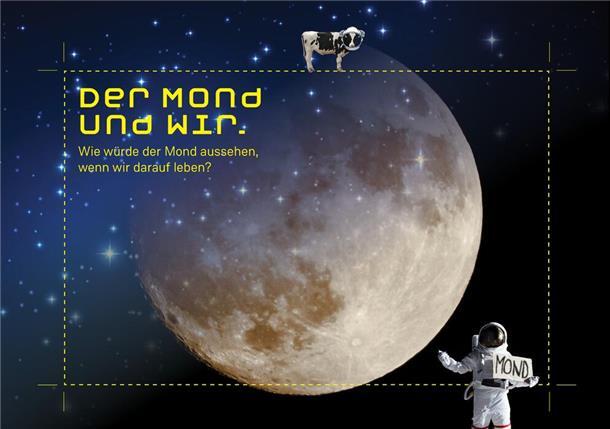 Mond Hund Astronaut