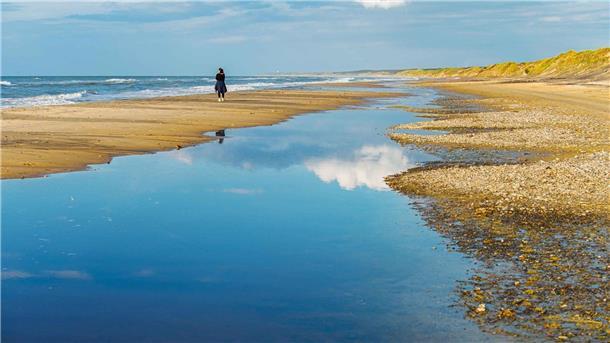 Mit einem Besuch der Nordseeküste kann man wunderschöne Fotohintergründe finden.