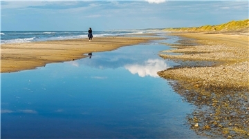 Mit einem Besuch der Nordseeküste kann man wunderschöne Fotohintergründe finden.