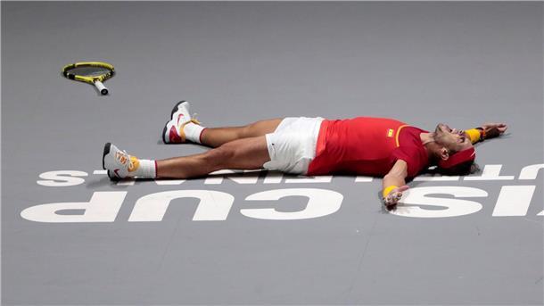 Mit einem Sieg im Einzel machte Rafael Nadal 2019 den Davis-Cup-Titel für Spanien perfekt.