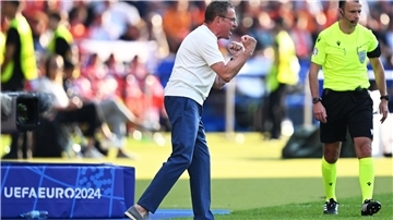 Mit Österreich spielte Rangnick bei der EM 2024 im Berliner Olympiastadion. (Archivbild)