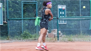 Mit Power-Tennis will Lilly Rose Tengbe ihren Anteil dazu beitragen, dass die BTV-Damen in der Regionalliga den Klassenerhalt schaffen.