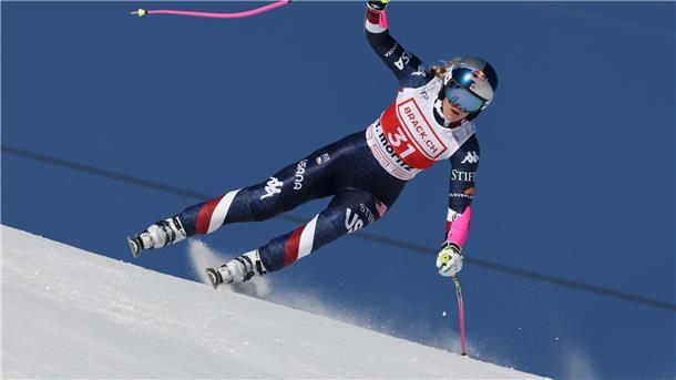 Mit Startnummer 31 auf Platz 14: Lindsey Vonn zeigte eine starke Fahrt.