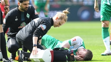 Mitchell Weiser hat sich gegen den 1. FC Köln eine Muskelverletzung zugezogen.