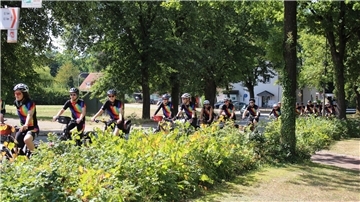 Fahrradfahrerinnen und Fahrradfahrer in Tarmstedt
