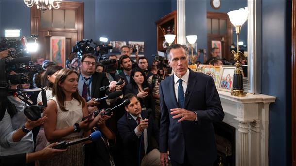 Mitt Romney, republikanischer Senator von Utah, wird 2024 nicht zur Wiederwahl antreten.
