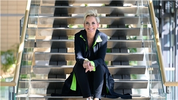 Moderatorin Inka Bause hat sich für 2028 eine Erinnerung im Handy-Kalender gemacht - dann will sie über ihre Zukunft nachdenken. (Archivbild)