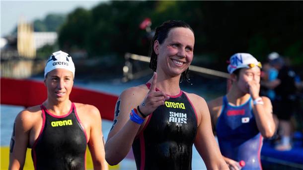 Rieder schwimmt auf Rang fünf im Freiwasser - Spiwoks krank Moesha Johnson freut sich bereits über ihren zweiten WM-Titel.