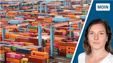 Container und Porträt