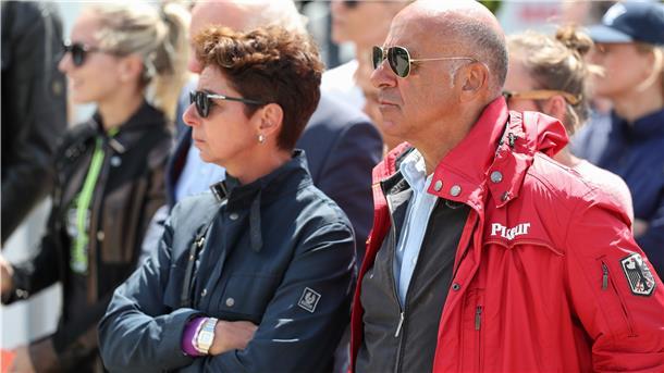 Monica Theodorescu (links) und Jonny Hilberath, Bundestrainer der deutschen Dressurreiter, werden bei den Dressurtagen dieses Wochenende in Elmlohe erwartet.