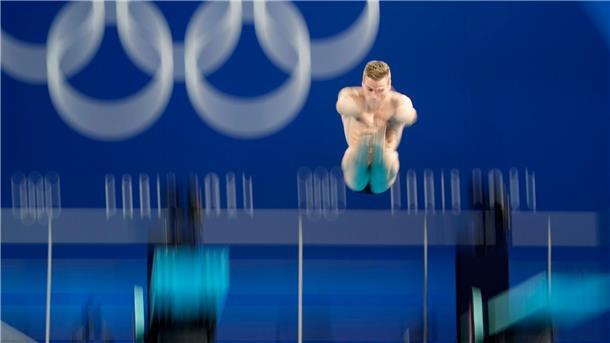 Moritz Wesemann hat im olympischen Wettbewerb vom Drei-Meter-Brett nicht in den Kampf um die Medaillen eingreifen können.