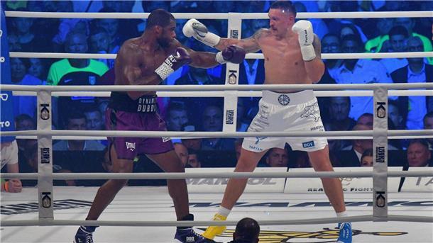 Mega-Kampf zwischen Usyk und Dubois in London angesetzt Nach 2023 kommt es erneut zum WM-Duell zwischen Oleksandr Usyk (r) und Daniel Dubois.
