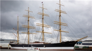 Nach aufwendigen Restaurierungsarbeiten wurde die „Peking“ an die Stiftung Historische Museen Hamburg (SHMH) übergeben.
