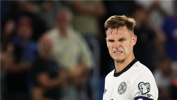 Nach dem verlorenen Spiel gegen die Slowakei war Kapitän Joshua Kimmich gar nicht zufrieden.