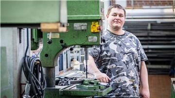 Nach einem holprigen Start absolvierte Mark Brand seine Metallbauausbildung mit Bestleistung.