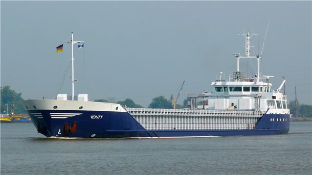 Nach einem Zusammenstoß liegt das Wrack des Schiffs auf dem Grund der Nordsee.