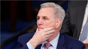 Nachdenklich: Kevin McCarthy während der zweiten Runde der Wahl.