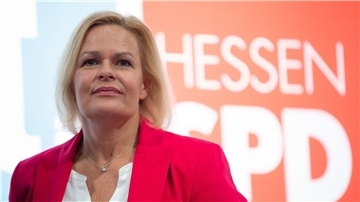 Nancy Faeser möchte ich die erste Frau an der Spitze der hessischen Landesregierung werden.