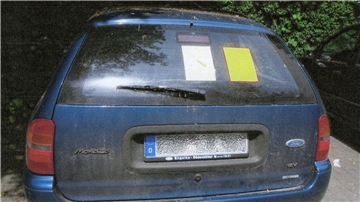 Nancy Köhns blauer Ford Mondeo mit dem Kennzeichen CUX-LW 562 wurde an der Hamburger S-Bahn-Station „Mittlerer Landweg“ entdeckt und verschrottet. Es gibt jetzt ein neues Fahndungsplakat.