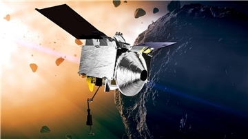 Nasa-Raumsonde Osiris-Rex soll die Probe von einem Asteroiden über der Erde abwerfen.