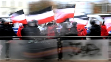 Neonazi-Demonstration in Leipzig (Archivbild).