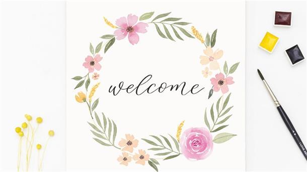 Handlettering trifft auf florale Aquarellmotive Neuer Kursus in Kursus in der Seefelder Mühe: Handlettering trifft auf florale Aquarellmotive